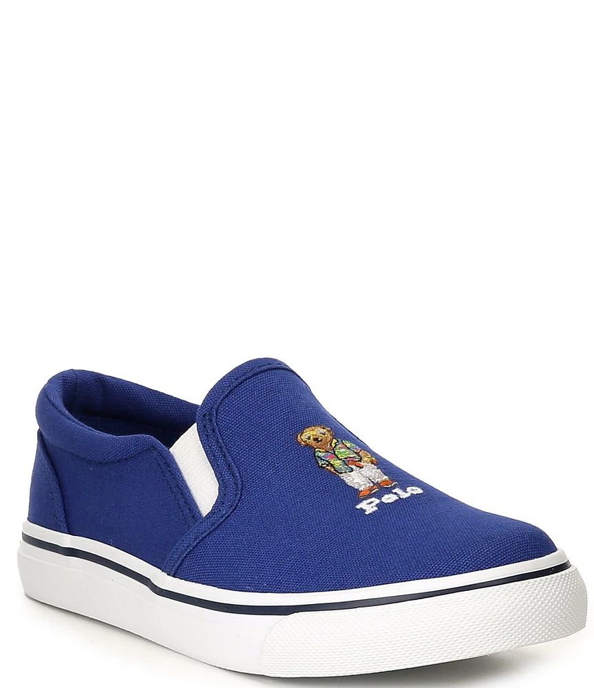 Polo Ralph Lauren Boys' Keaton Beach Shop Bear Slip-On Sneakers (Toddler)