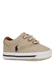 Polo Ralph Lauren Boys' Vaughn Canvas Sneaker Crib Shoes (Infant)