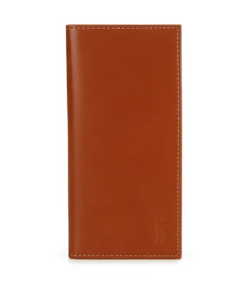 Polo Ralph Lauren Burnished Leather Narrow Wallet