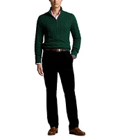 Polo Ralph Lauren Cable Knit Cotton Quarter-Zip Sweater