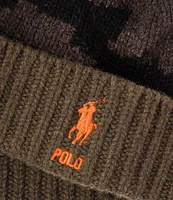 Polo Ralph Lauren Camo Knit Wool Beanie