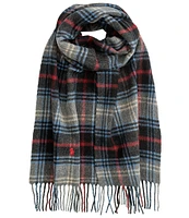 Polo Ralph Lauren Cashmere Blend Plaid Scarf