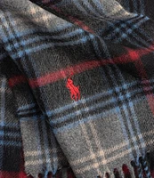 Polo Ralph Lauren Cashmere Blend Plaid Scarf