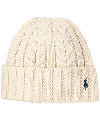 Polo Ralph Lauren Chunky Cable Wool Blend Beanie