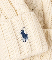 Polo Ralph Lauren Chunky Cable Wool Blend Beanie