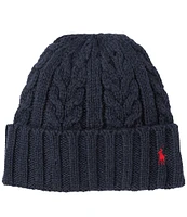 Polo Ralph Lauren Chunky Cable Wool Blend Beanie