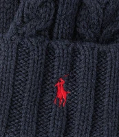 Polo Ralph Lauren Chunky Cable Wool Blend Beanie