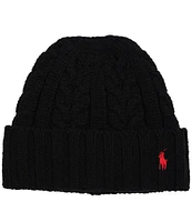 Polo Ralph Lauren Chunky Cable Wool Blend Beanie