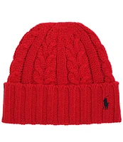 Polo Ralph Lauren Chunky Cable Wool Blend Beanie