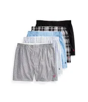 Polo Ralph Lauren Classic Cotton Assorted Boxer 5-Pack