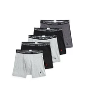 Polo Ralph Lauren Classic Cotton Assorted Boxer Briefs 5-Pack