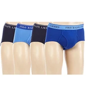 Polo Ralph Lauren Classic Cotton Mid-Rise Briefs 4-Pack