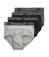 Polo Ralph Lauren Classic Cotton Mid-Rise Briefs 4-Pack