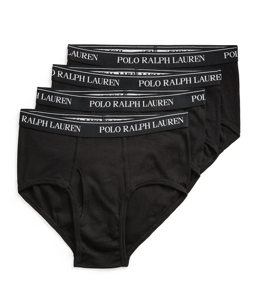 Polo Ralph Lauren Classic Cotton Mid-Rise Briefs 4-Pack