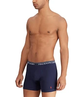 Polo Ralph Lauren Classic Fit Assorted 6#double; Inseam Boxer Briefs 3-Pack