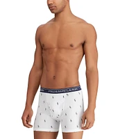 Polo Ralph Lauren Classic Fit Assorted 6#double; Inseam Boxer Briefs 3-Pack