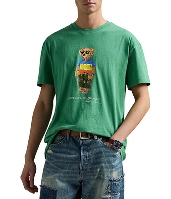 Polo Ralph Lauren Classic Fit Beach Bear Graphic Jersey T-Shirt