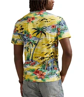 Polo Ralph Lauren Classic Fit Beach-Print Jersey Short Sleeve T-Shirt