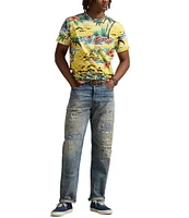 Polo Ralph Lauren Classic Fit Beach-Print Jersey Short Sleeve T-Shirt