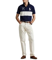 Polo Ralph Lauren Classic Fit Big Pony Bold Stripe Mesh Short Sleeve Polo Shirt
