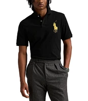 Polo Ralph Lauren Classic Fit Big Pony Mesh Contrasting Short Sleeve Polo Shirt