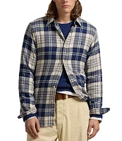 Polo Ralph Lauren Classic Fit Brushed Flannel Long Sleeve Woven Shirt