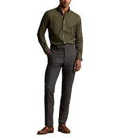 Polo Ralph Lauren Classic Fit Brushed Performance Stretch Twill Long Sleeve Woven Shirt