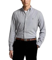 Polo Ralph Lauren Classic Fit Brushed Performance Stretch Twill Long Sleeve Woven Shirt