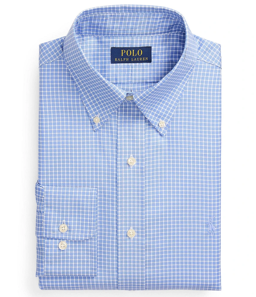 Polo Ralph Lauren Classic Fit Button-Down Collar Check Dobby Dress Shirt