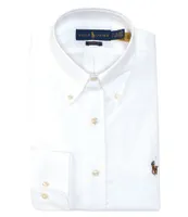 Polo Ralph Lauren Classic-Fit Button Down Collar Solid Dress Shirt