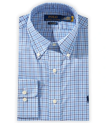 Polo Ralph Lauren Classic Fit Check Purepress Herringbone Woven Shirt