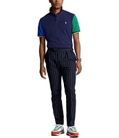 Polo Ralph Lauren Classic Fit Color Block Mesh Short Sleeve Polo Shirt