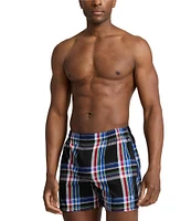 Polo Ralph Lauren Classic Fit Cotton Plaid/Solid Boxer Briefs 3-Pack