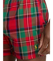 Polo Ralph Lauren Classic Fit Cotton Plaid/Solid Boxer Briefs 3-Pack