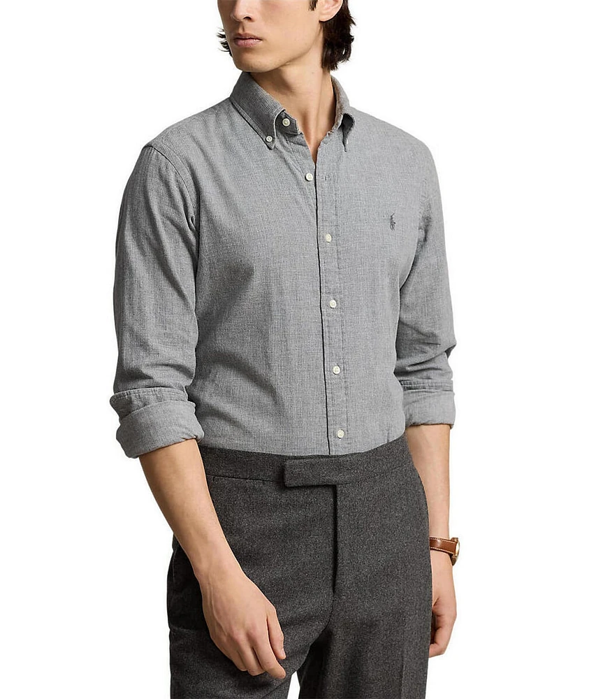 Polo Ralph Lauren Classic Fit Double-Faced Long Sleeve Woven Shirt