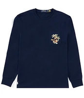 Polo Ralph Lauren Classic Fit Embroidered Jersey Long Sleeve T-Shirt