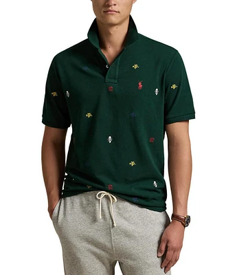 Polo Ralph Lauren Classic-Fit Embroidered Mesh Short Sleeve Polo Shirt