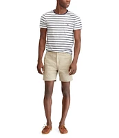 Polo Ralph Lauren Classic-Fit Stretch Prepster Flat-Front 6#double; Inseam Chino Shorts