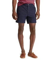 Polo Ralph Lauren Classic-Fit Stretch Prepster Flat-Front 6#double; Inseam Chino Shorts