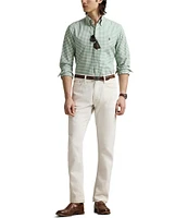Polo Ralph Lauren Classic Fit Gingham Oxford Long Sleeve Woven Shirt