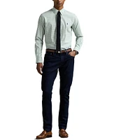 Polo Ralph Lauren Classic Fit Gingham Stretch Poplin Long Sleeve Woven Shirt