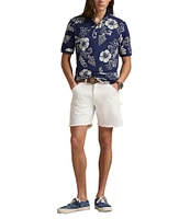 Polo Ralph Lauren Classic Fit Hibiscus Mesh Short Sleeve Polo Shirt