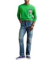 Polo Ralph Lauren Classic Fit Jersey Graphic Long Sleeve T-Shirt