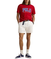 Polo Ralph Lauren Classic Fit Letterman-Logo Short Sleeve T-Shirt