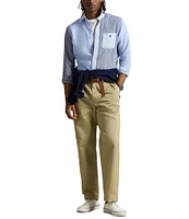 Polo Ralph Lauren Classic Fit Linen Long Sleeve Woven Funshirt
