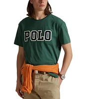 Polo Ralph Lauren Classic Fit Felt Logo Short Sleeve T-Shirt