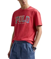 Polo Ralph Lauren Classic Fit Madras-Logo Jersey Short Sleeve T-Shirt
