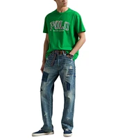 Polo Ralph Lauren Classic Fit Madras-Logo Jersey Short Sleeve T-Shirt