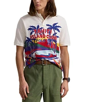 Polo Ralph Lauren Classic Fit Mesh Graphic Short Sleeve Polo Shirt