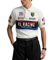 Polo Ralph Lauren Classic Fit Mesh Multi Racing Graphic Short Sleeve Polo Shirt